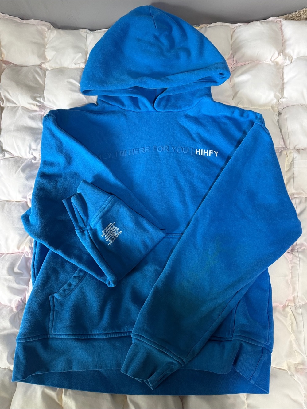 Women's Bright Blue Pullover Hoodie